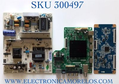 KIT DE TARJETAS PARA TV WESTINGHOUSE·ROKU TV / MAIN U20041316 / T.MS1801.81 / CH_C.RK.M1801-UC / 2605K52B0 / T-CON JUC7.820.00223629 / 02K06461A / FUENTE CH1160D-1MF / CH1160D-1MF 600-UAE / CH1160D-1MF 600-U D / PANEL C580Y19-D6 / MODELO WR58UX4019
